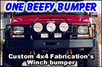 Custom 4×4 Fabrication XJ Winch Bumper