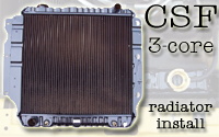 CSF 3-core TJ Radiator Install