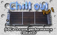 GDI XJ 3-core radiator install
