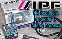 IPF H4 Headlight upgrade and ARB wiring harness