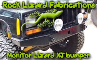 Rock Lizard Fabrications’ Monitor Lizard XJ bumper