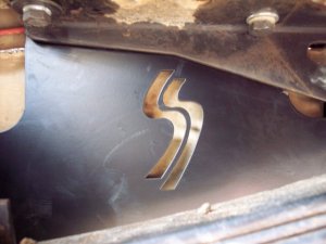 SkidRow XJ gas tank skid plate