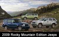 New Rocky Mountain Edition Models Add Excitement and Value to 2009 Jeep Lineup