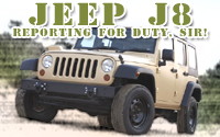 Jeep J8 – New Military Version of Jeep Wrangler Unlimited Reports for Duty