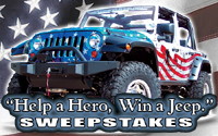 Warrior Jeep – Help a hero, win a Jeep.